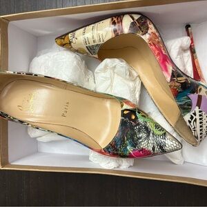 Christian Louboutin Artistic Multicolor Heels